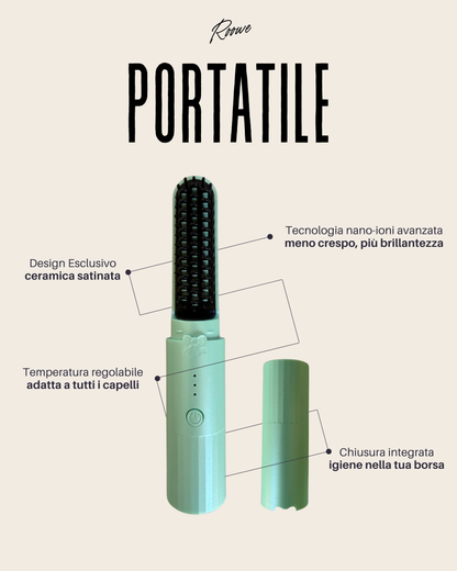 Baby - Spazzola lisciante portatile